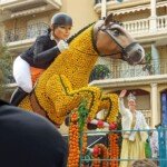 Menton Olympics equestrian float